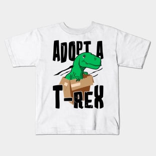 Adopt a T-rex Kids T-Shirt